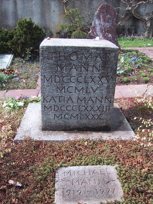 Grab Thomas Manns auf dem Friedhof 